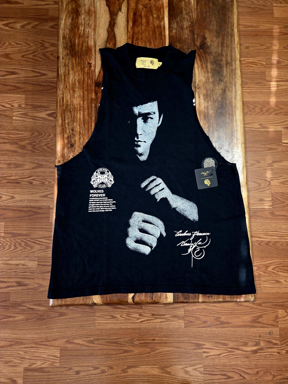 Darc Sport/Bruce Lee Collab Men's Black Graphic Muscle Tank